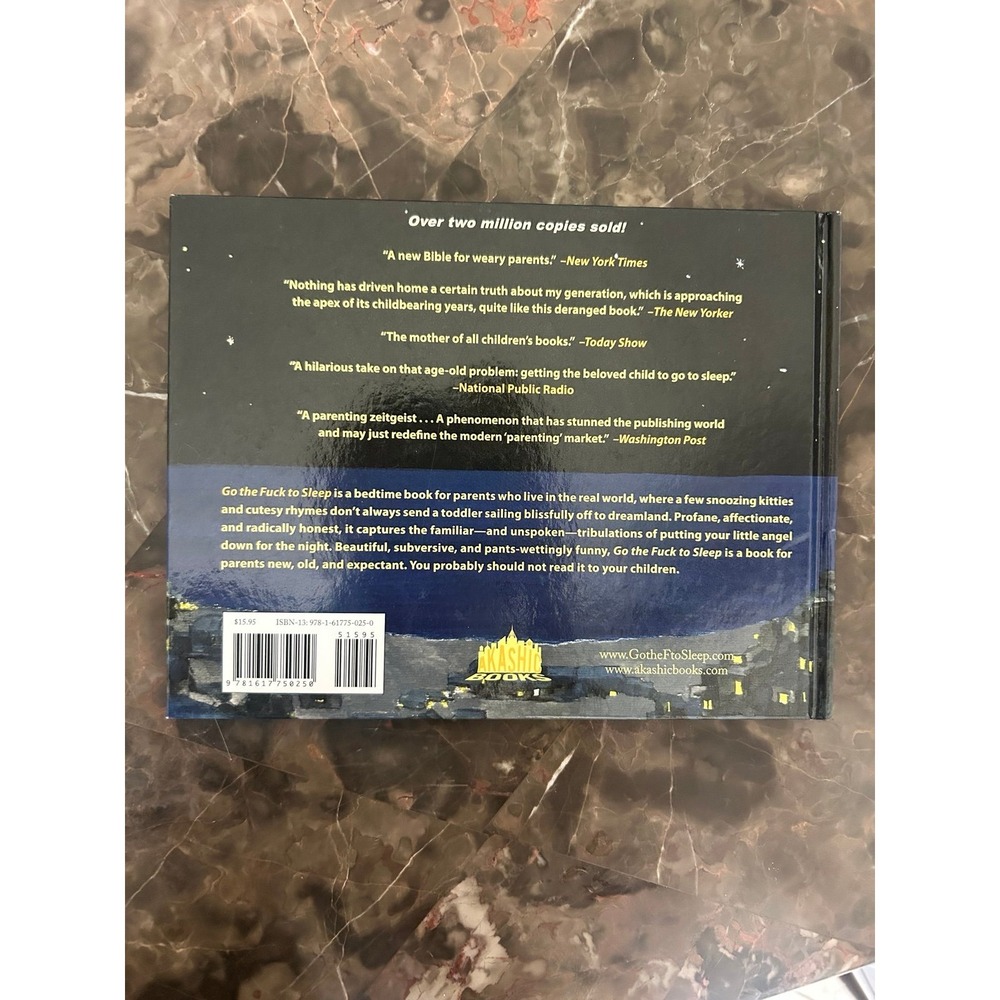 Go the F**k to Sleep - Hardcover By Adam Mansbach - Children's Book - Picture 2 of 2